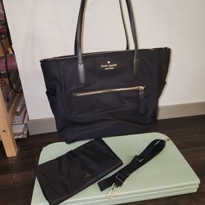 Kate Spade Black Baby Bag